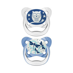 Dr. Brown's Prevent Glow in the Dark Butterfly Pacifier, Stage 2 Blue, 2-Pack | PV22008-P4