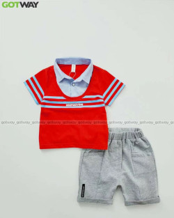 Cute Red tshirt and half pant for Little baby