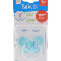Dr. Brown's Prevent BUTTERFLY SHIELD Pacifier - Stage 3 * 12+M - Blue, 1-Pack | PV31404-SPX