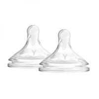 Dr. Brown's Y-Cut Wide-Neck Silicone Nipple, 2-Pack | WNY201-INTL