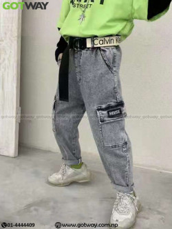Jeans Pant/Trouser for kids w/ belt GW_CL_1449 (1)