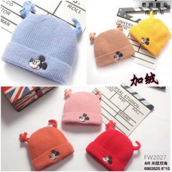 Mickey Mouse Woolen Winter Cap for Babies | 1019(4)