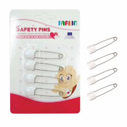 FARLIN SAFETY PIN 4PCS CARD | BF-121