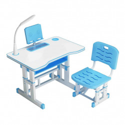 Kids Reading Table & Chair w/ Lamp (K10)