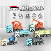 D/C 6pcs set Engineering Alloy Truck (669-63)