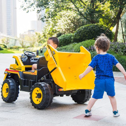 Children's Electric Engineering Truck Four-wheel With Remote Control Truck