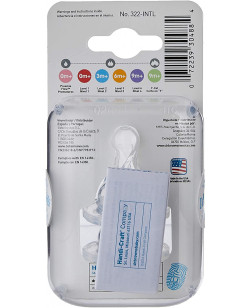 Dr. Brown's Level 2 Silicone Narrow Nipple, 2-pack | 322-INTL
