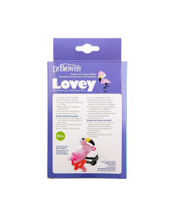 Dr. Brown's Flamingo Lovey w/ One-Piece Pacifier | AC153-P6