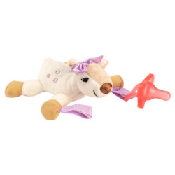 Dr. Brown's Deer Lovey with Pink One-Piece Pacifier | AC158-P6