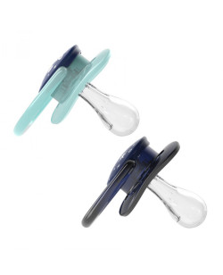 Dr. Brown's Dr. Brown’s Advantage Pacifiers, Stage 1, Blue Space, 2 pack | PA12002-INTLX