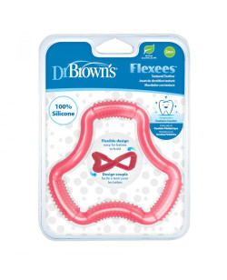 Dr. Brown's Flexees "A" Shaped Teether PINK | TE101