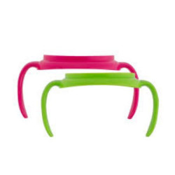 Dr. Brown's Transition Cup Handles, 2-pack, pink/green | TC070-INTL