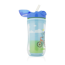 Dr. Brown's 10 oz / 300 ml Insulated Straw Cup - Blue (12m+) | TC01021-INTL