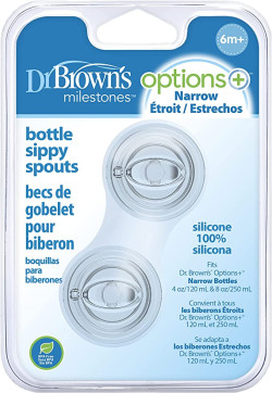 Dr. Brown's Narrow Bottle Sippy Spout, 2-Pack | SR210-P4