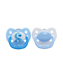 Dr. Brown's Ortho CLASSIC SHIELD Pacifier - Stage 1 * 0-6M - Blue, 2-Pack | 964-SPX