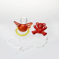 Mumlove Thumb Silicone Pacifier With Chain 'P1039'