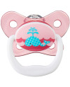 Dr. Brown's Prevent BUTTERFLY SHIELD Pacifier - Stage 3 * 12+M - Pink, 1-Pack | PV31304-SPX