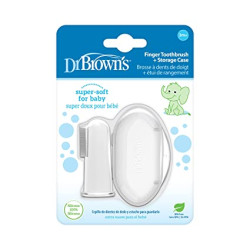 Dr. Brown's Silicone Finger Toothbrush with Case | HG010