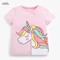 Unicorn Printed Pink T-shirts