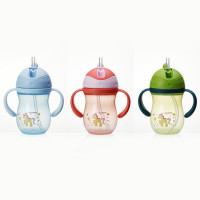 Mumlove 260ml straw cup with handle | C9204