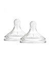 Dr. Brown's Level 1 Wide-Neck Silicone Nipple, 2-Pack | WN1201-INTL