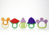 Mumlove Baby Teething Chewable Colorful Silicone Teether Toy 'A1092'