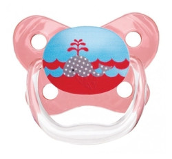 Dr. Brown's PreVent BUTTERFLY SHIELD Pacifier - Stage 1 * 0-6M - Pink, 1-Pack | PV11304-SPX