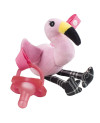 Dr. Brown's Flamingo Lovey w/ One-Piece Pacifier | AC153-P6