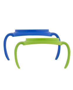Dr. Brown's Transition Cup Handles, 2-pack, blue/green | TC071-INTL