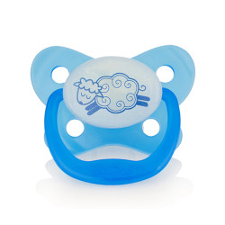 Dr. Brown's PreVent Glow in the Dark Butterfly Pacifier, Stage 1 Blue, 1-Pack | PV11008-ES