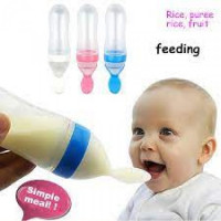 Mumlove Baby Squeeze Feeding Bottle With Spoon | A1380-2