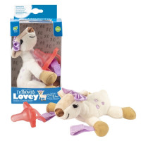 Dr. Brown's Deer Lovey with Pink One-Piece Pacifier | AC158-P6