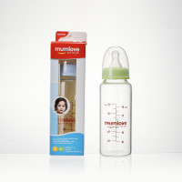 Mumlove Standard Caliber Newborn Anti Fall Glass Juice Baby Bottle  | B1375
