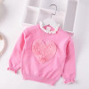 Love Printed Winter Sweatshirt for Baby Girl