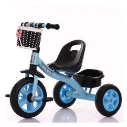 Kids tricycle with bucket upfront