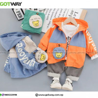 Baby Kids 3pcs Set - Jacket, T-Shirt, Trouser