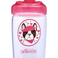 Dr. Brown's Hard Spout Sippy Cup, 12 oz/350 ml, Pink Dog | TC21012-INTL