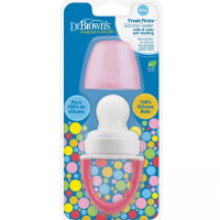Dr. Brown's Fresh Firsts Silicone Feeder, Pink, 1-Pack | TF005-P3