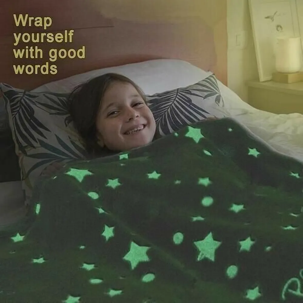 Magic Luminious Glow in Dark Baby Blanket