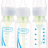 Dr. Brown's 4 oz / 120 ml PP Narrow-Neck "Options" Baby Bottle, 3-Pack | SB43005-P3