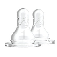 Dr. Brown's Y-Cut Silicone Narrow-Neck "Options" Nipple, 2-Pack | 312-INTL