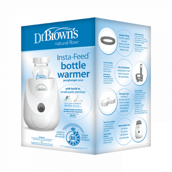 Dr. Brown's Insta-Feed Bottle Warmer - White