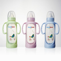 Anti-Hot PP Feeding Bottle With Handle Cute Design Baby Products