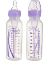 Dr. Brown's 8 oz / 250 ml PP Narrow-Neck "Options" Baby Bottle - Purple, 2-Pack | SB82505-ESX