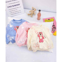 Baby Girl Sweatshirt Fancy Bear Printed