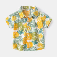 Summer Shirt for kids with fancy floral design