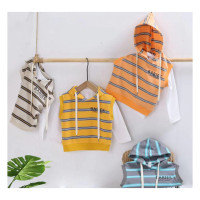 Striped hoodie for baby
