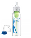 Dr. Brown's 8 oz / 250 ml Bottle Retail-Pack with Infant-Paced Feeding Valve + Level 1 Nipple + Extra Valve | SB815-MED