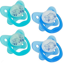 Dr. Brown's Prevent Butterfly Pacifier Stage 2 Blue 2-Pack | PV22401-P4