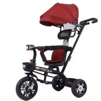 Tricycle with canopy and back handle | HET_08B